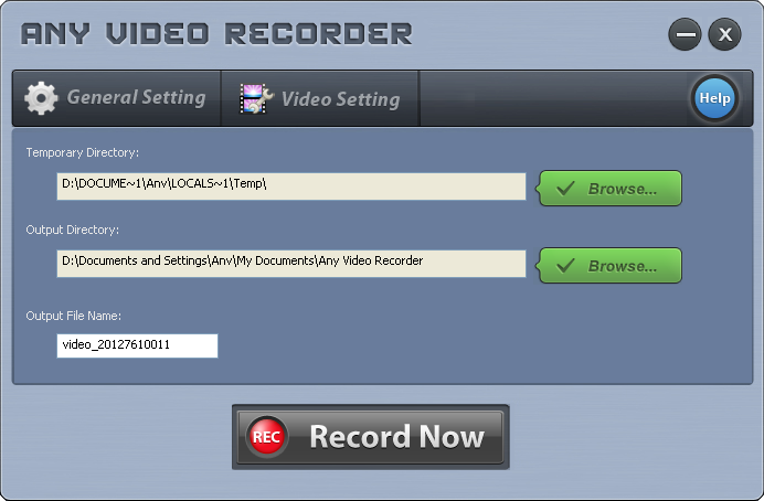 Any Video Recorder 1.0.4